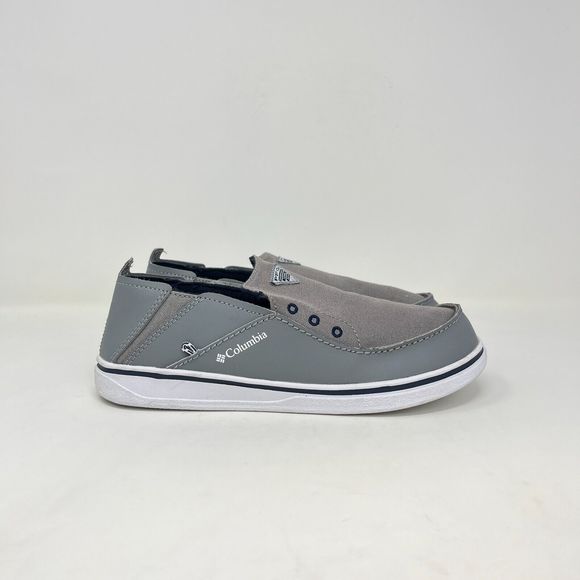 Columbia PFG Omni-Grip Gray Bahama Outdoor Slip On Shoes Youth Size 5 - Picture 1 of 10